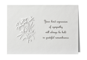 Flowers Acknowledgement