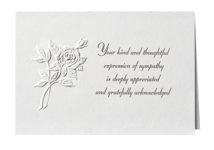 Rose Acknowledgement