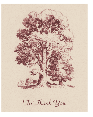 Oak Tree Acknowledgement