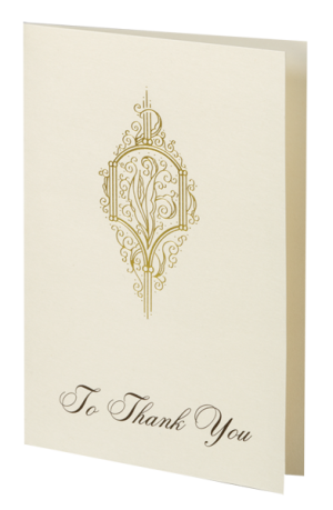 Gold Medallion Acknowledgement