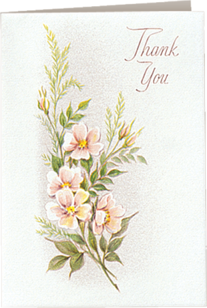 Apple Blossoms Acknowledgement