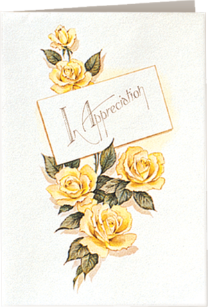 Roses Acknowledgement