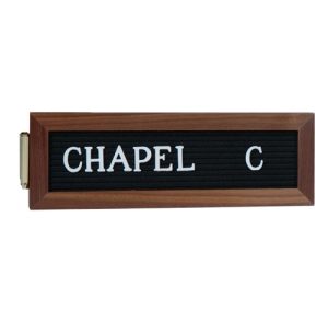 Grooved Slip On Directory (Single Faced)