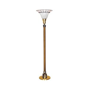 Tiffany Style Torchiere Lamp