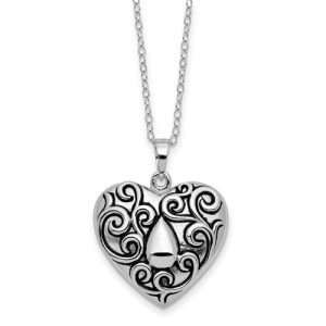 Antiqued Grieving Heart
