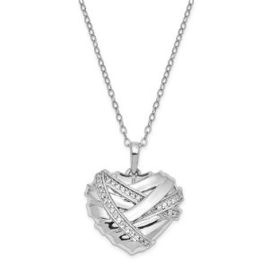 CZ Bandaged Heart