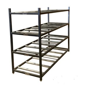 Mortuary Rack - 4 Tier End Loading