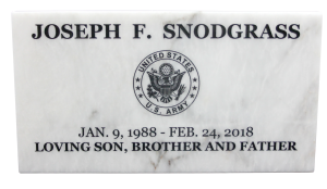 Marble Grave Marker (Personalized)