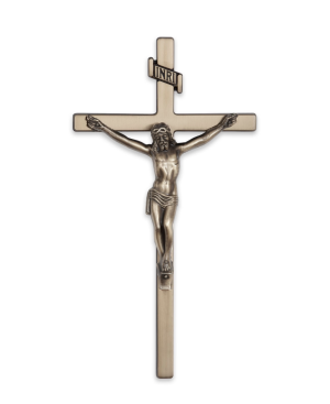 12" Metal Cross Traditional (Bronze)