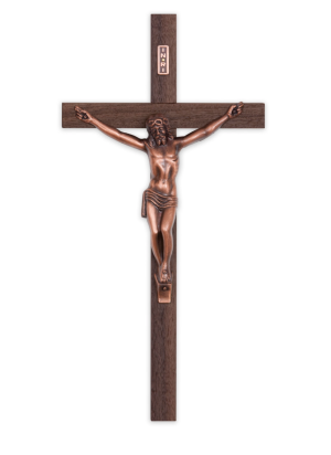 12" Walnut Cross Traditional (Copper)