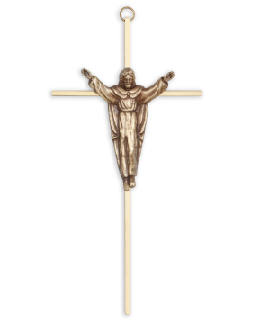 10" Traditional Modern Risen Christ (Brass)