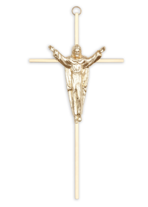 10" Traditional Modern Risen Christ (Bright Gold)