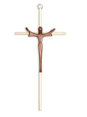 10" Metal Modern Risen Christ (Copper)