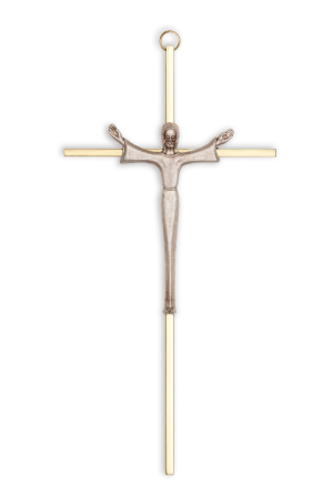 10" Metal Modern Risen Christ (Silver)
