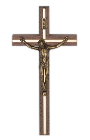10" Bronze Plated Cross