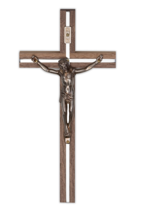 10" Silver Plated Cross