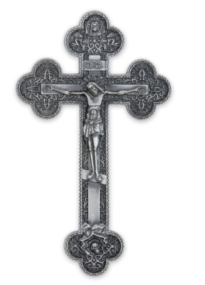 Eastern Orthodox Crucifix (Silver)