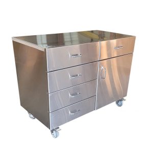 Stainless Steel Rolling Cabinet