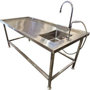 Autopsy Table with Sink